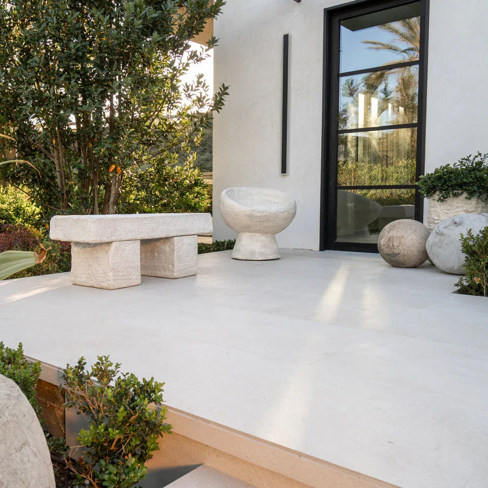 Block Stone Bench - Berbere Imports