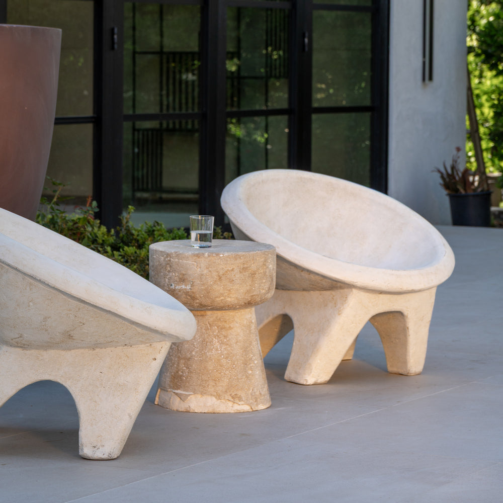 Cement Globe Chair - Berbere Imports