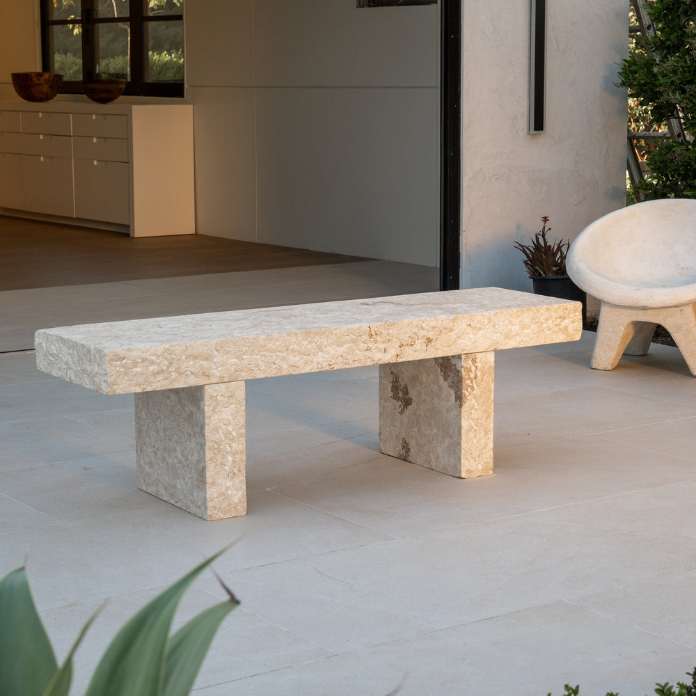 Marble Bench - Berbere Imports