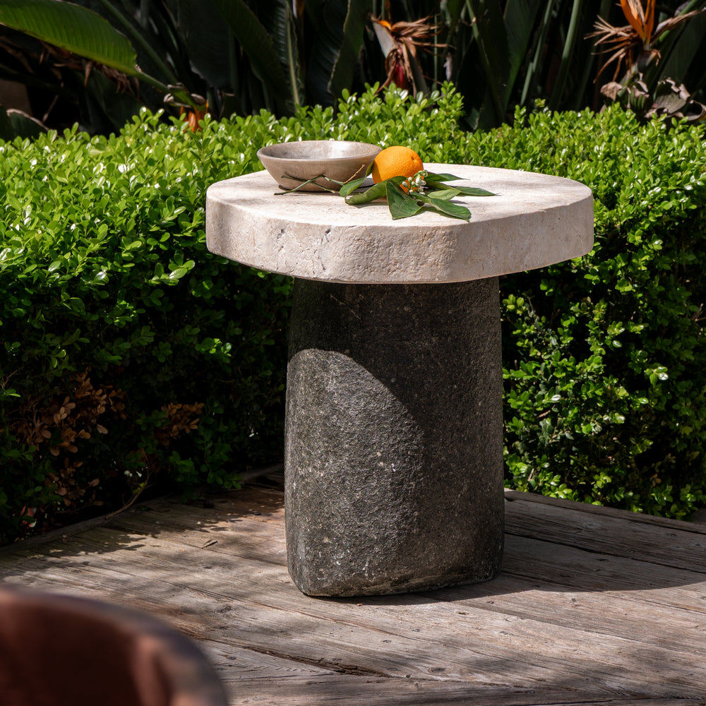 Stone Side Table - Berbere Imports