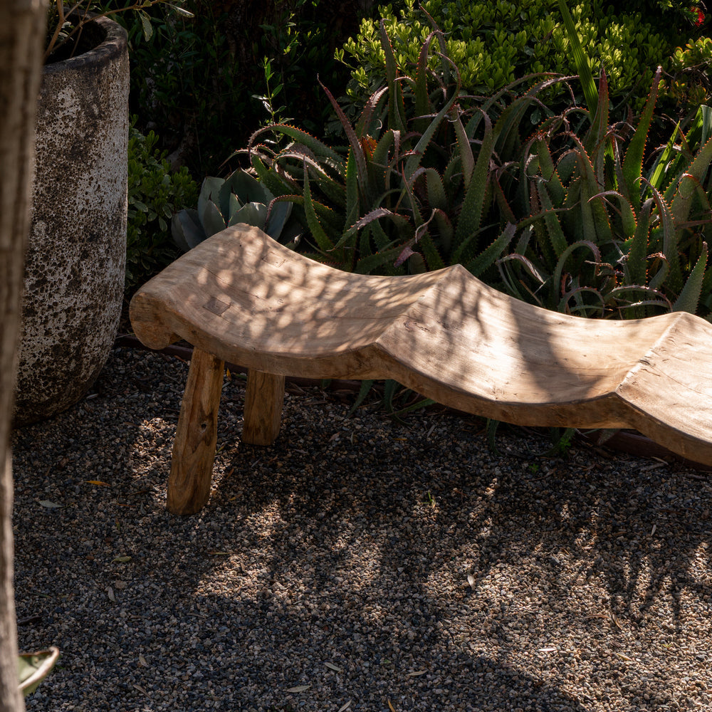 Wavy Bench - Berbere Imports