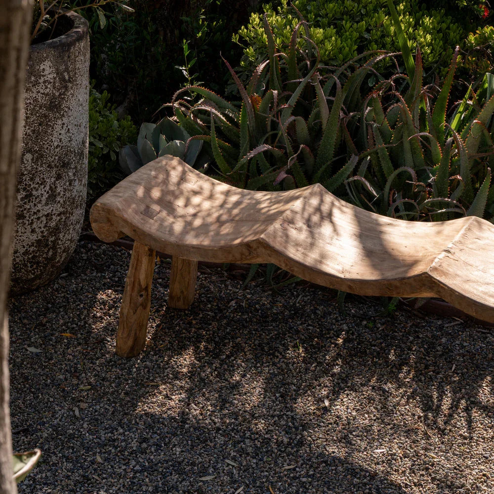 Wavy Bench - Berbere Imports