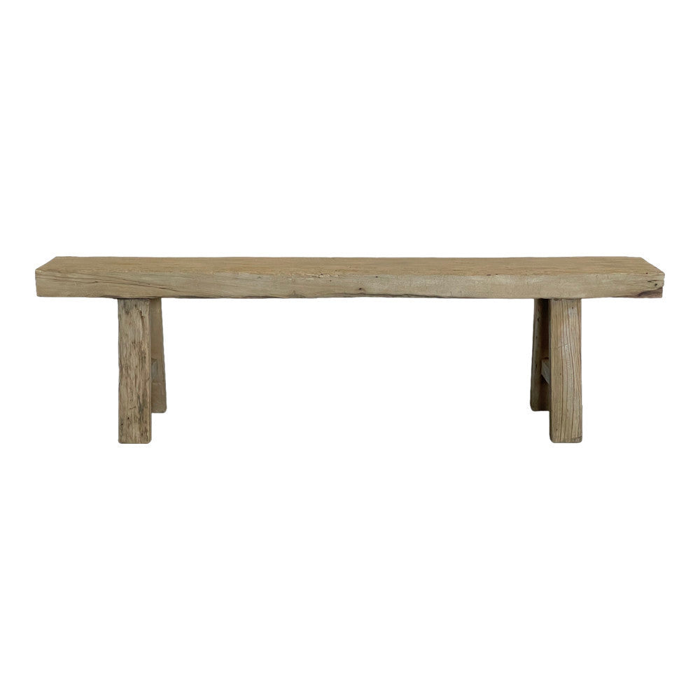 Vintage Chinese Wooden Bench - Berbere Imports