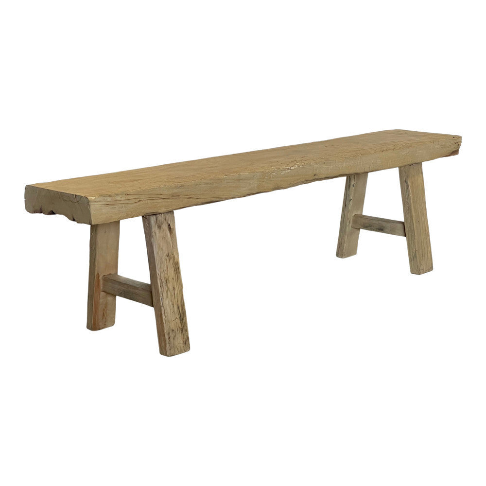 Vintage Chinese Wooden Bench - Berbere Imports