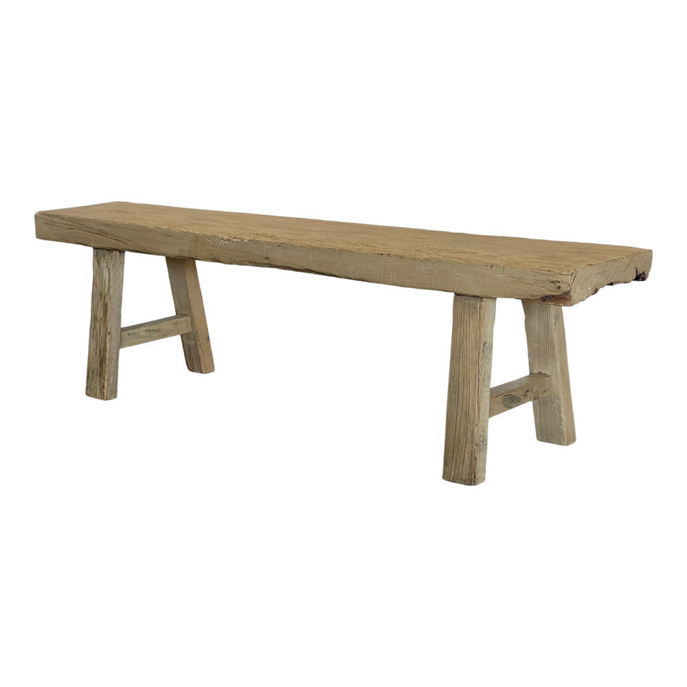 Vintage Chinese Wooden Bench - Berbere Imports