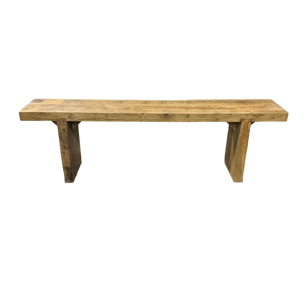 5-Foot Sal Wood Bench - Berbere Imports