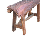 Thai Teak Wood Rustic Bench - Berbere Imports