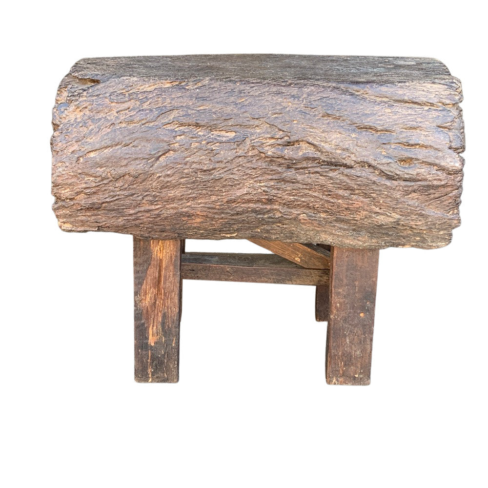 Thai Teak Wood Rustic Bench - Berbere Imports