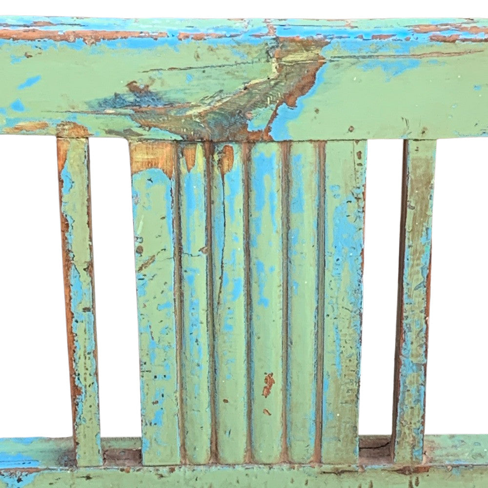 Vintage Wooden Garden Bench - Berbere Imports