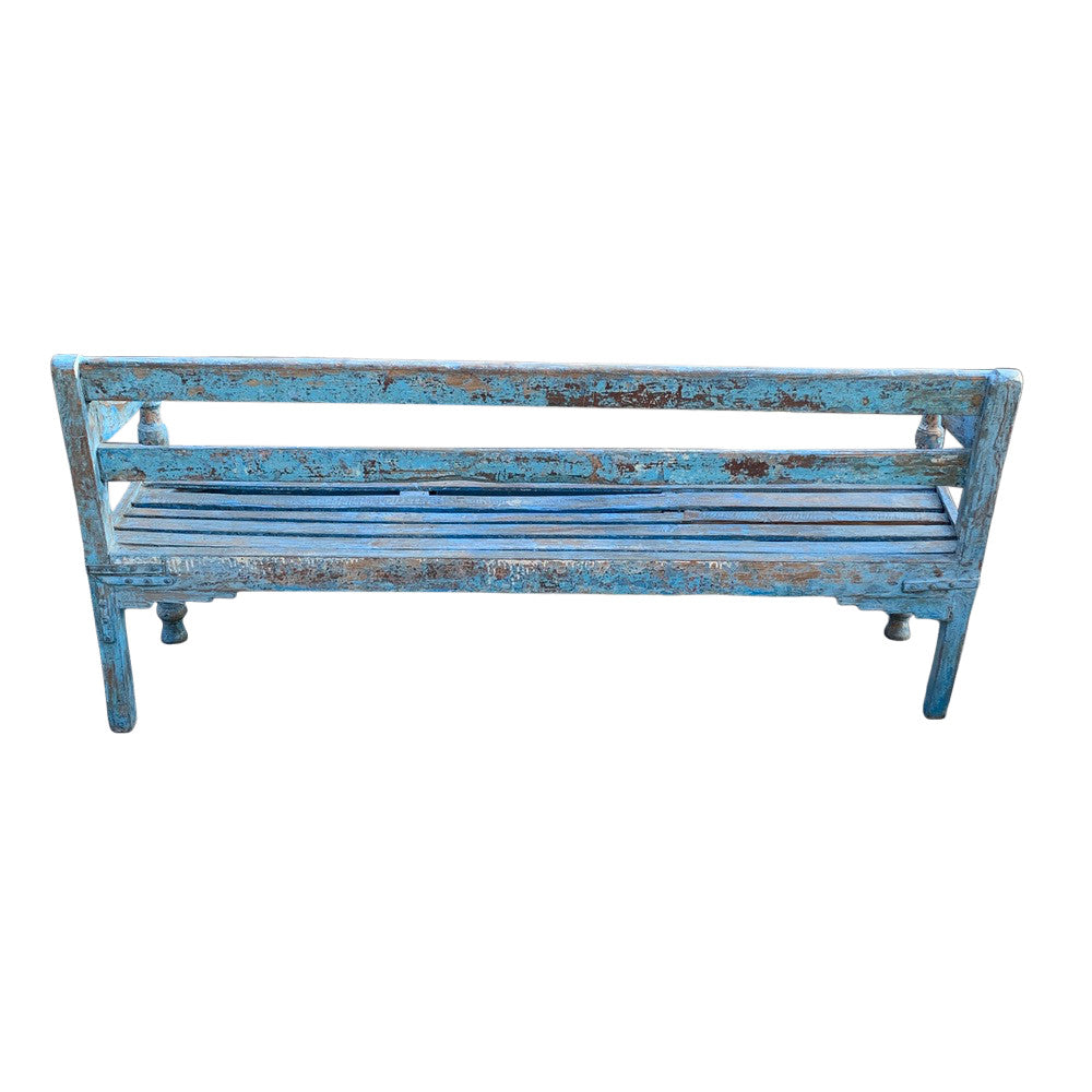 Vintage Wooden Garden Bench - Berbere Imports