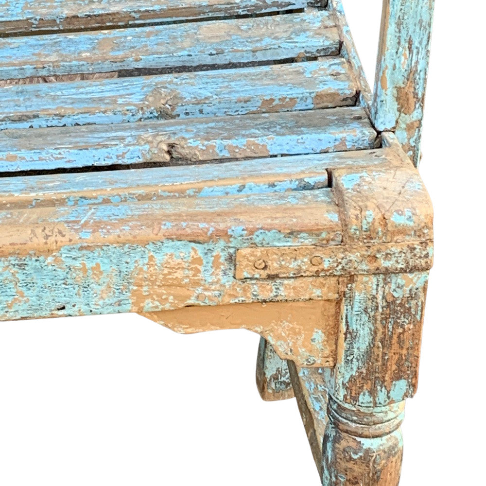 Vintage Wooden Garden Bench - Berbere Imports