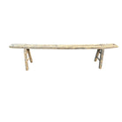 Long Skinny Wooden Chinese Bench - Berbere Imports