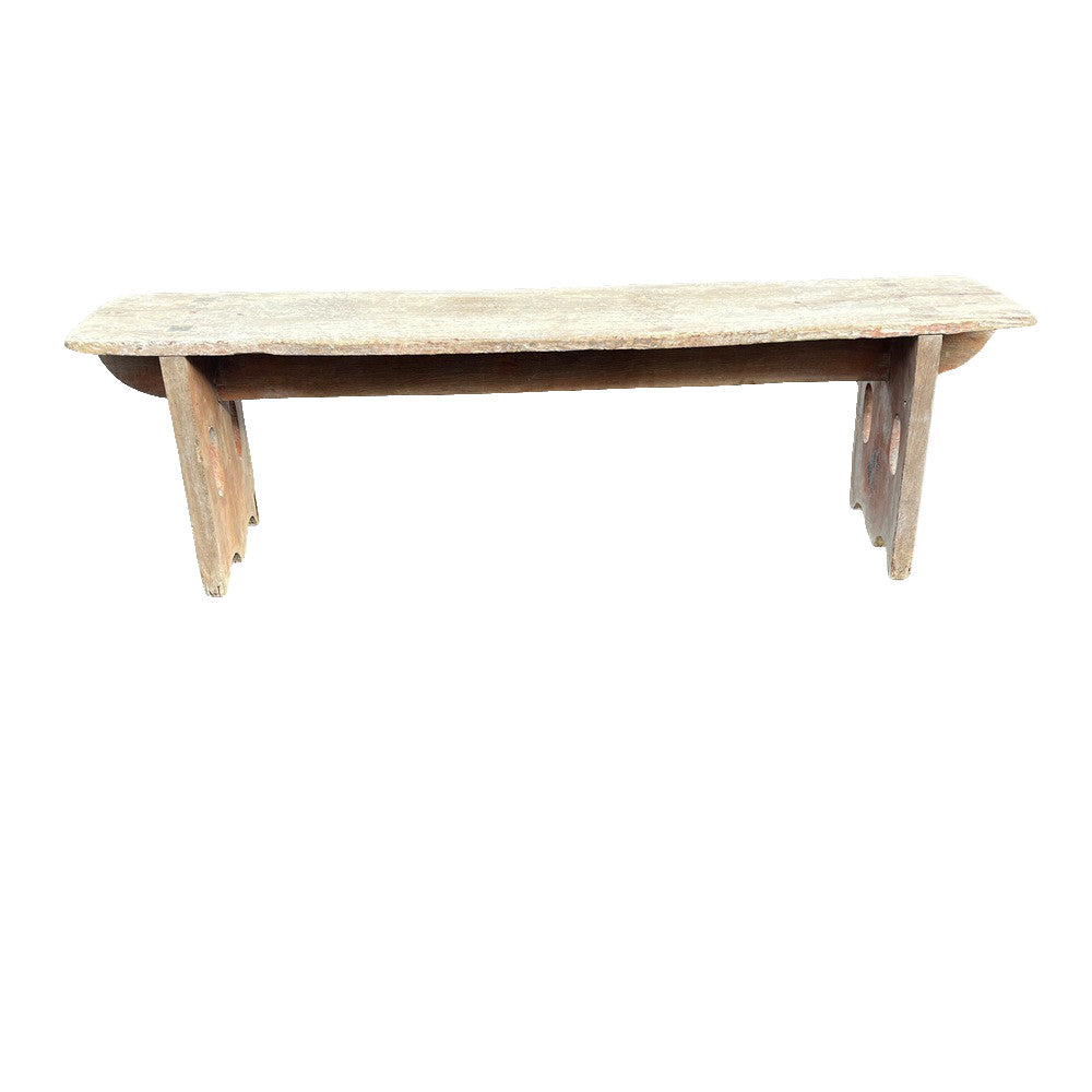 Vintage Wooden Bench - Berbere Imports