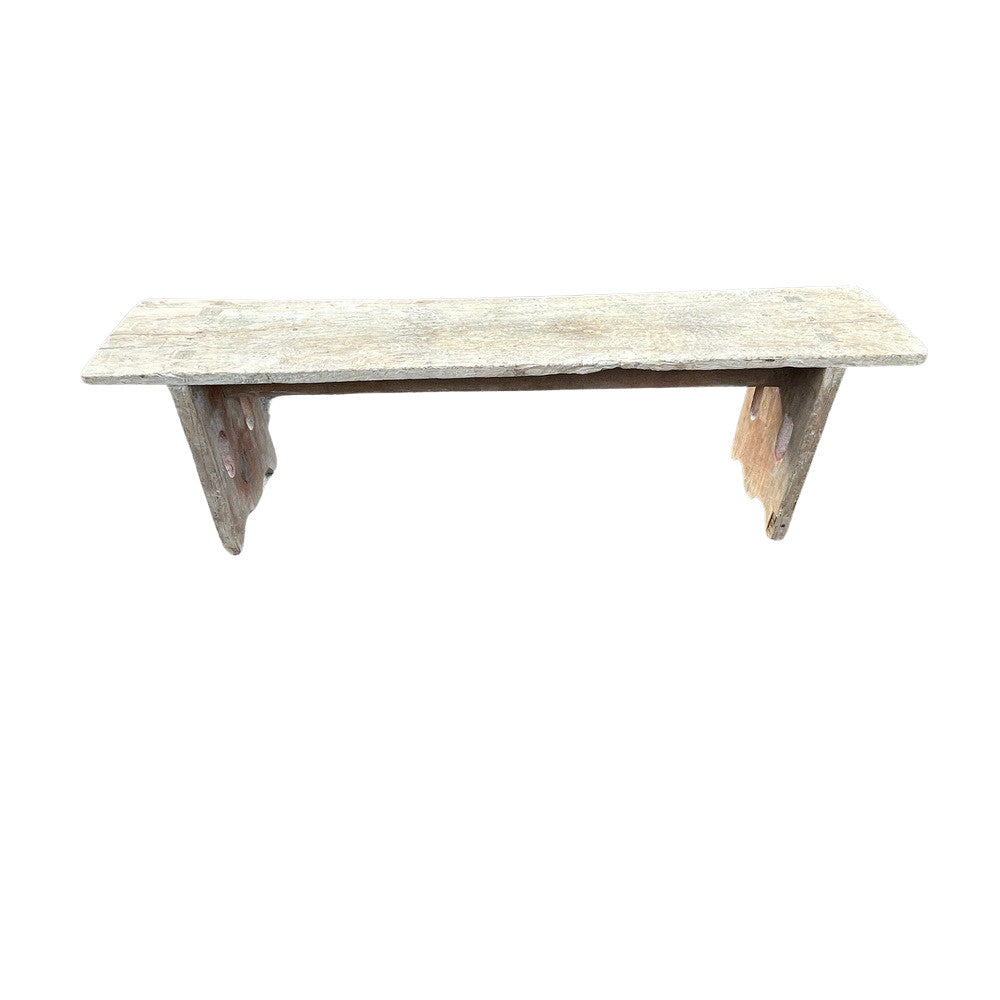 Vintage Wooden Bench - Berbere Imports