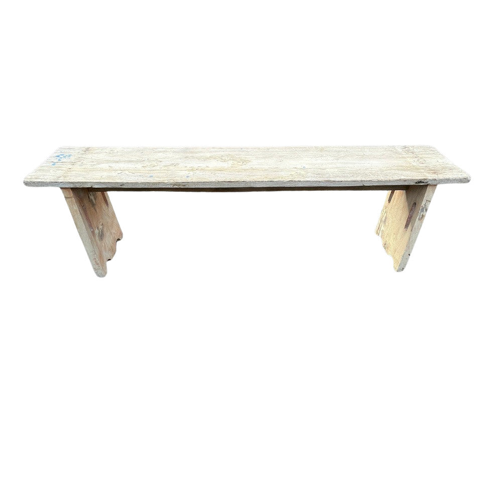 Vintage Wooden Bench - Berbere Imports