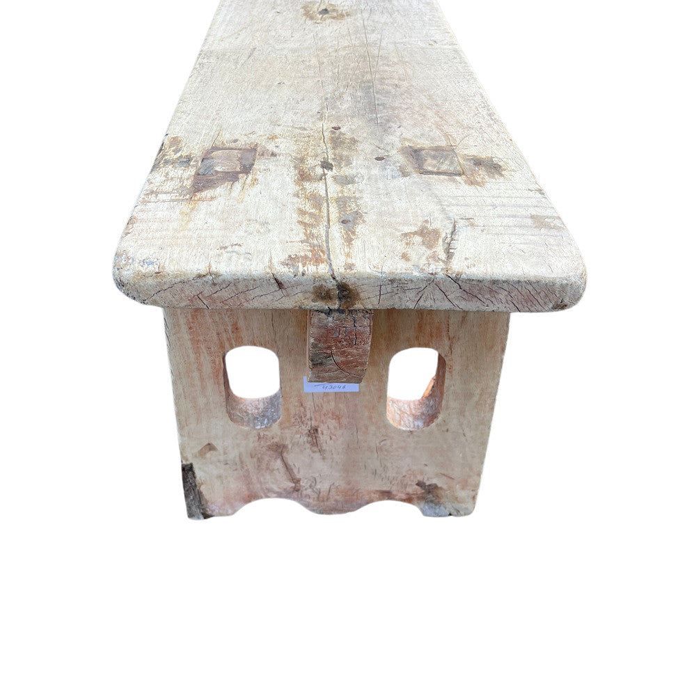 Vintage Wooden Bench - Berbere Imports