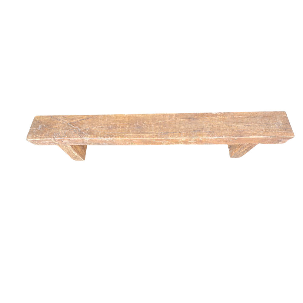 Vintage Wooden Mantle Bench - Berbere Imports