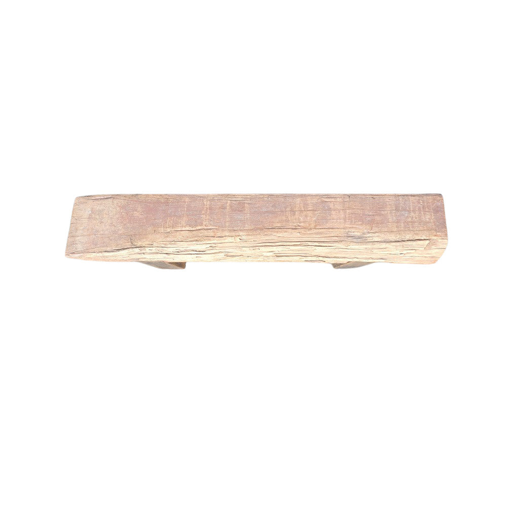 Vintage Wooden Mantle Bench - Berbere Imports