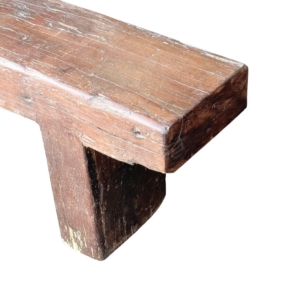 Vintage Wooden Mantle Bench - Berbere Imports