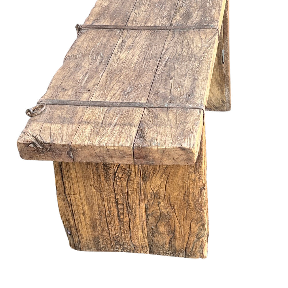 Vintage Wood Bench - Berbere Imports