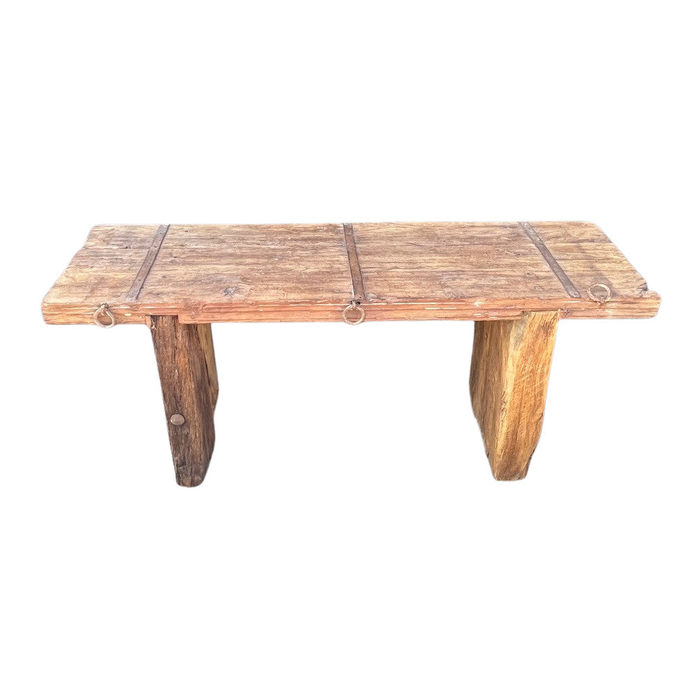 Vintage Wood Bench - Berbere Imports