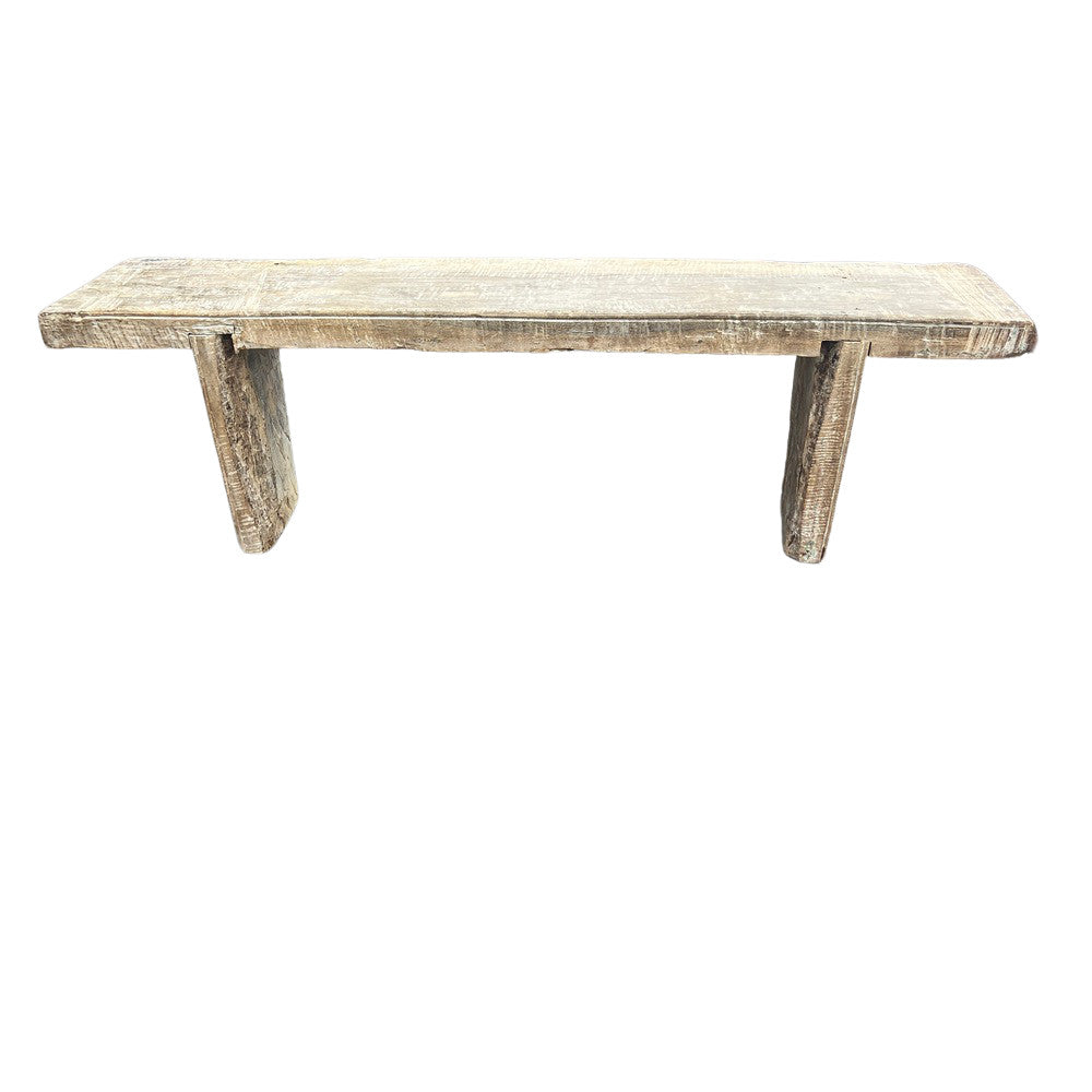 Vintage Wood Bench - Berbere Imports