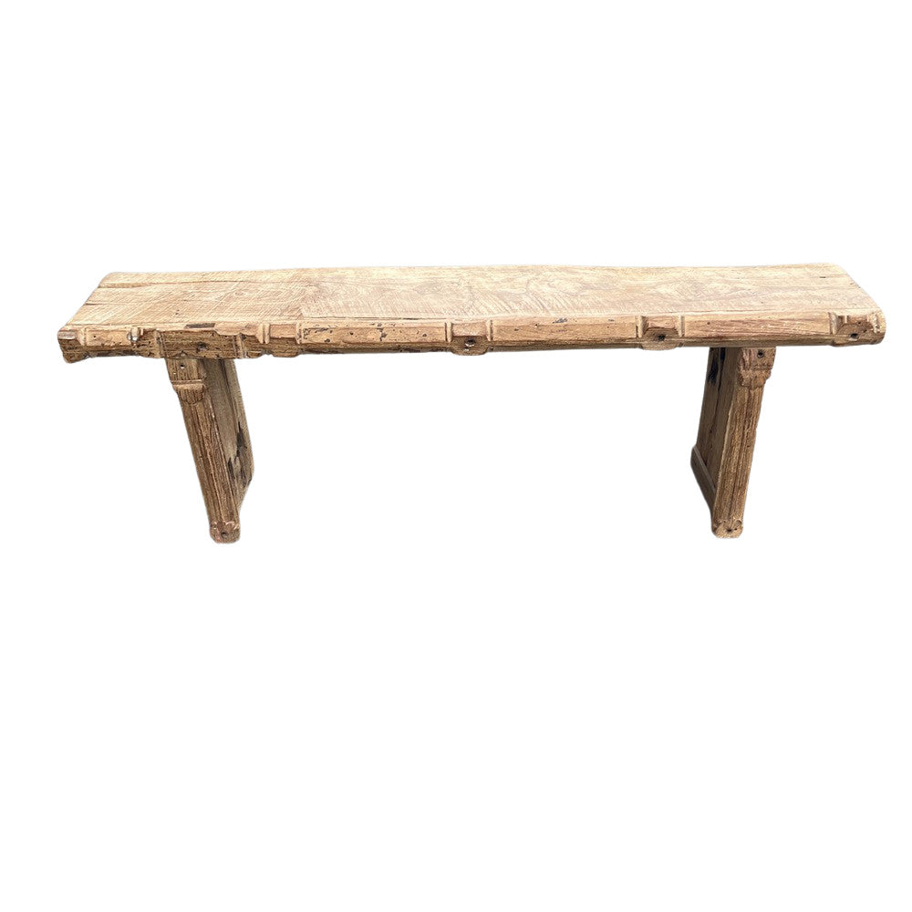 Vintage Wood Bench - Berbere Imports