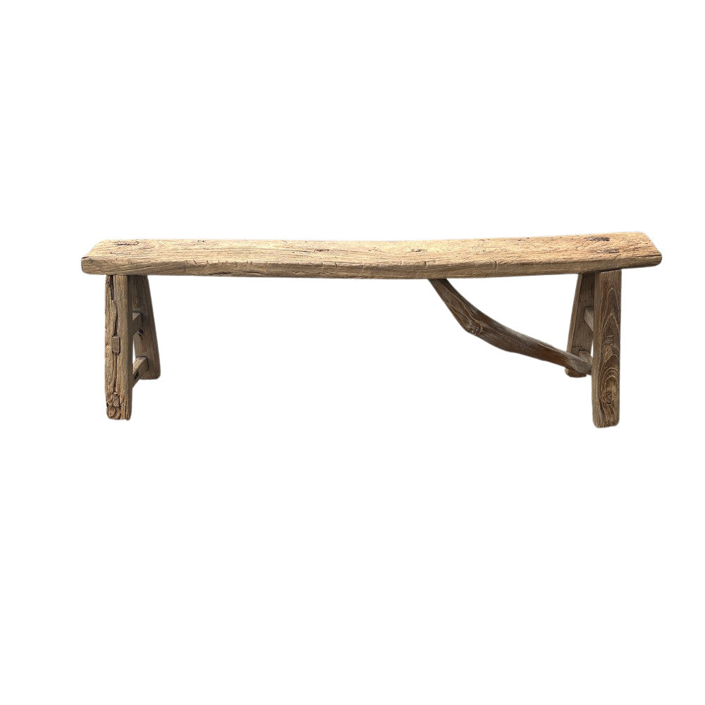 Vintage Wood Bench - Berbere Imports