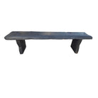 Indonesian Charred Wood Bench - Berbere Imports