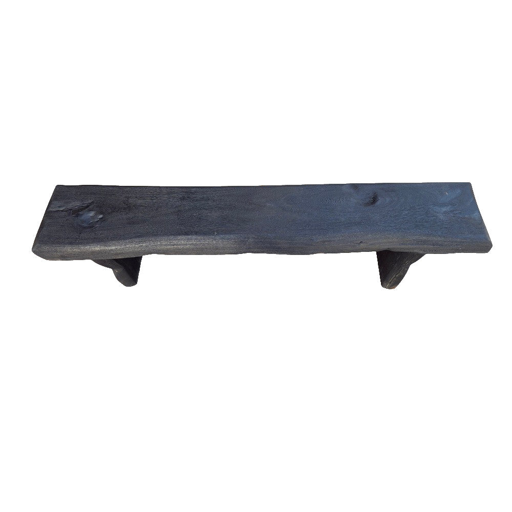 Indonesian Charred Wood Bench - Berbere Imports