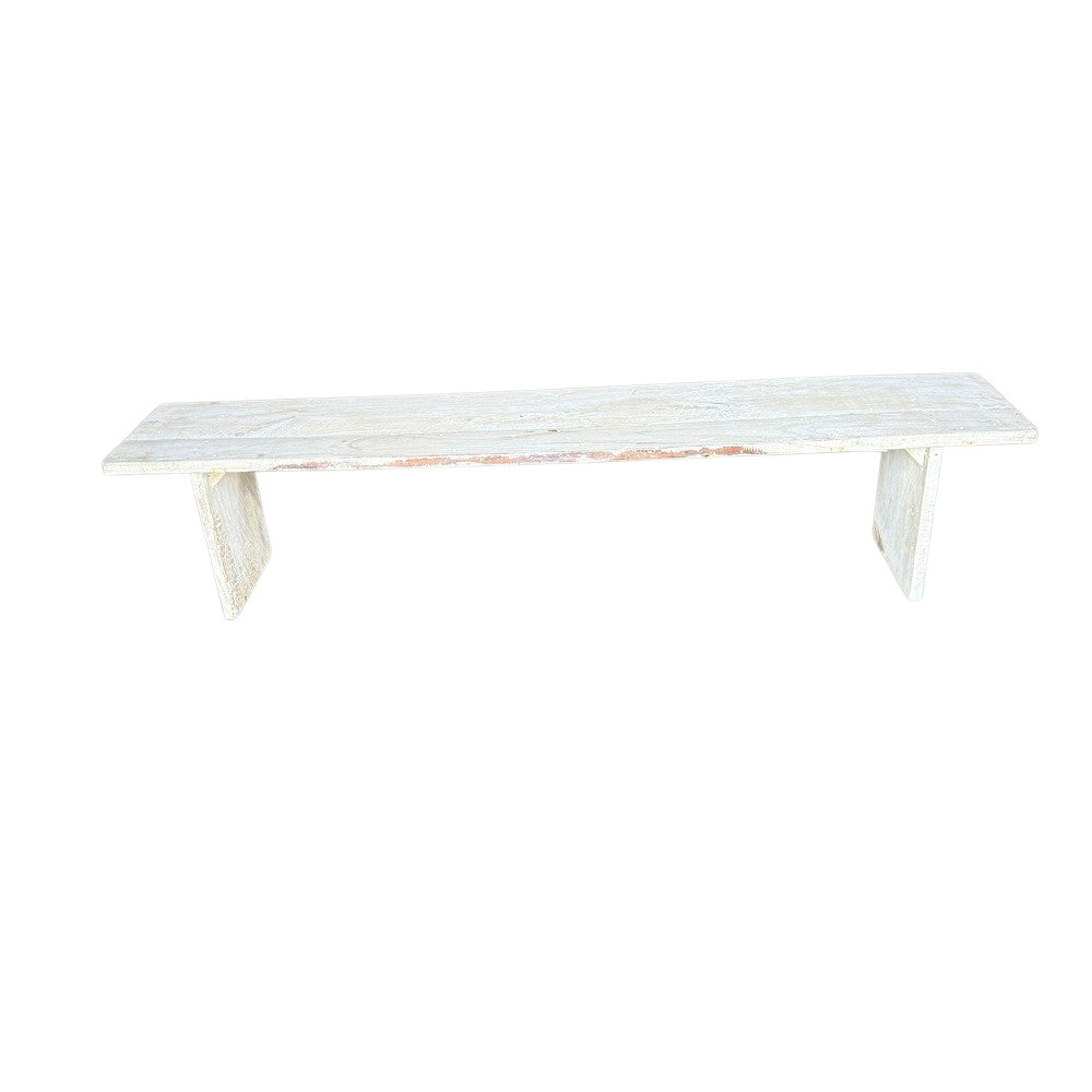 Indian Wooden Bench - Berbere Imports