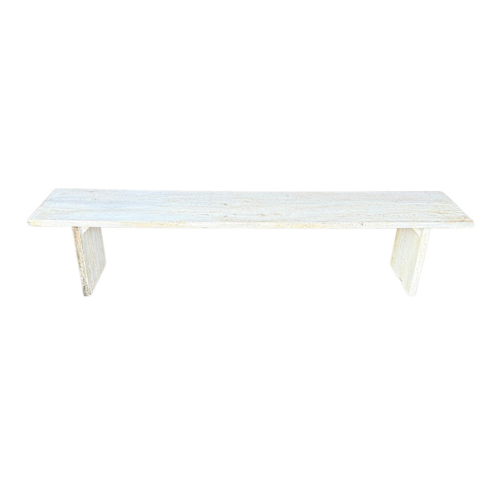 Indian Wooden Bench - Berbere Imports