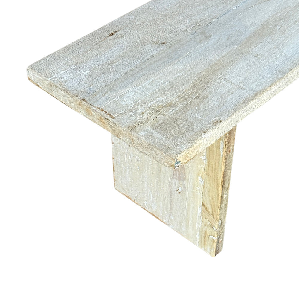 Indian Wooden Bench - Berbere Imports