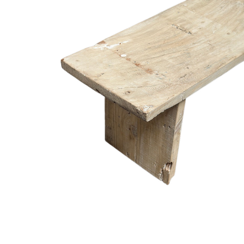 Vintage Indian Wooden Bench - Berbere Imports