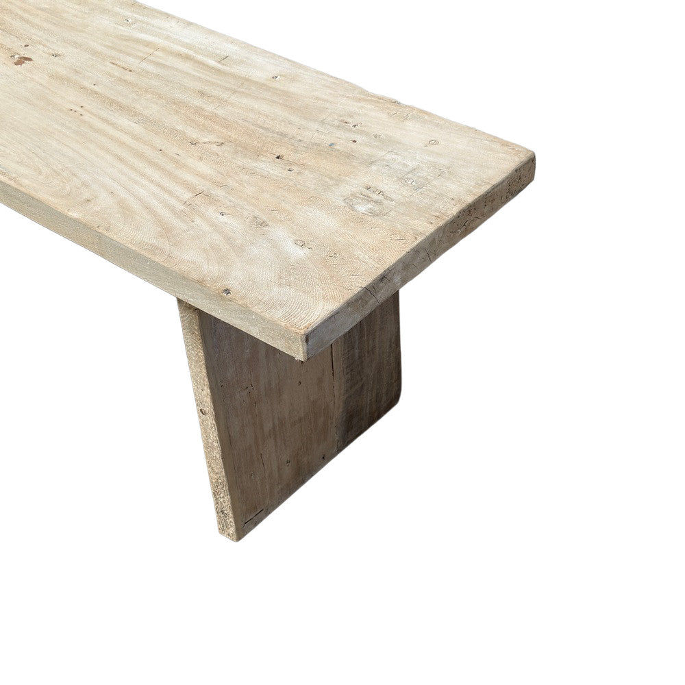 Vintage Indian Wooden Bench - Berbere Imports