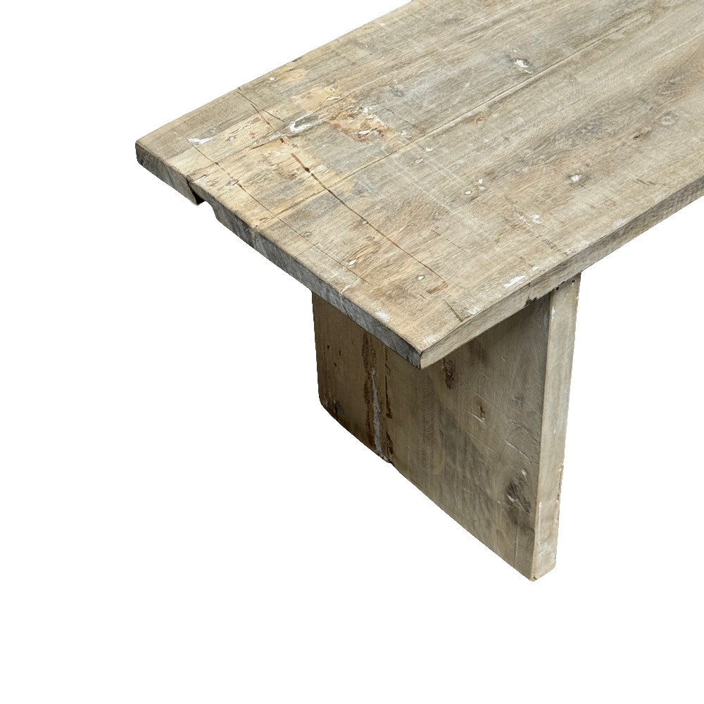 Vintage Indian Wooden Bench - Berbere Imports