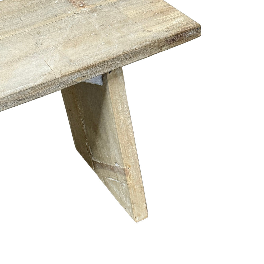 Vintage Indian Wooden Bench - Berbere Imports