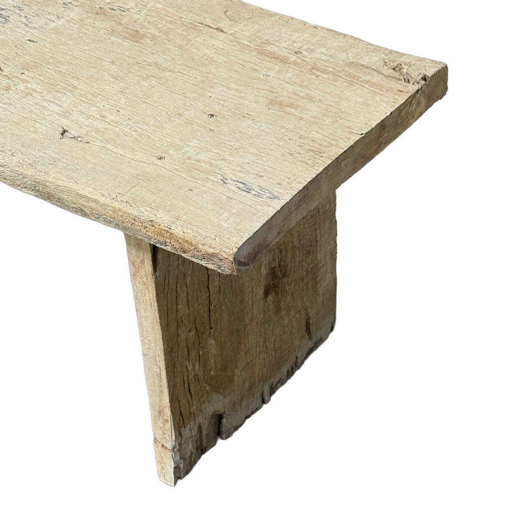 Vintage Indian Wooden Bench - Berbere Imports