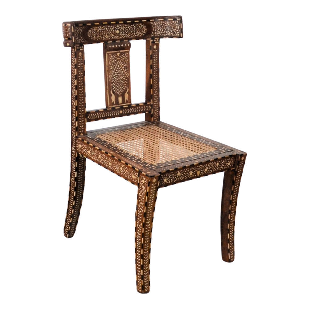 Inlay Crown Chair - Berbere Imports