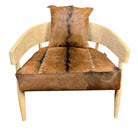 Modern Cowhide Accent Chair - Berbere Imports