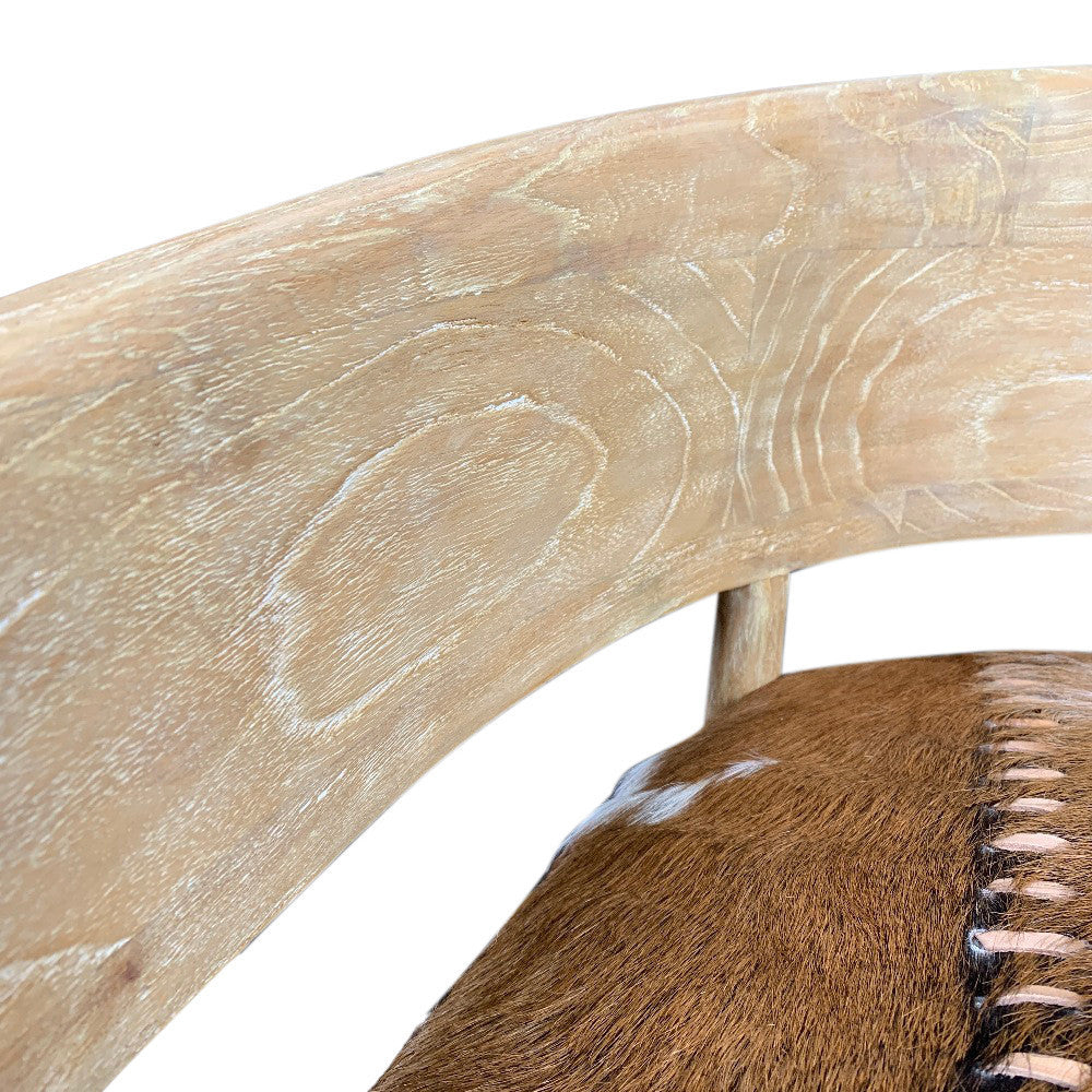 Modern Cowhide Accent Chair - Berbere Imports