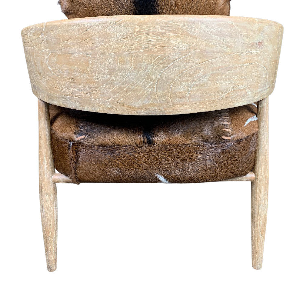 Modern Cowhide Accent Chair - Berbere Imports