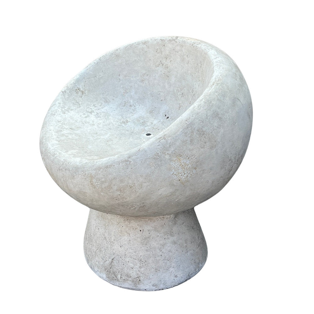 Cement Pod Chair - Berbere Imports