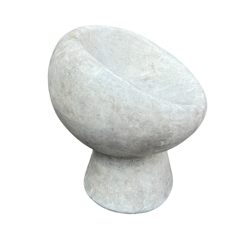 Cement Pod Chair - Berbere Imports