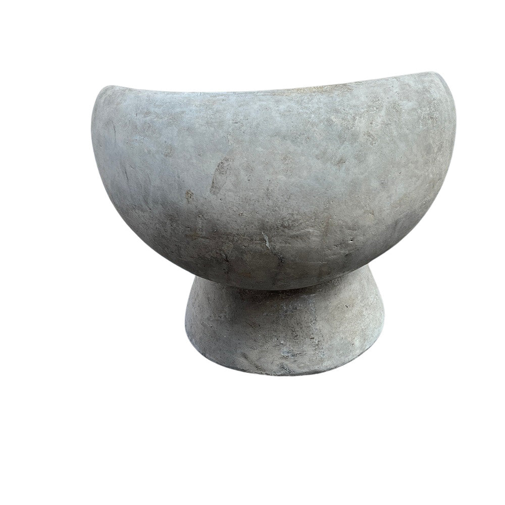 Cement Pod Chair - Berbere Imports
