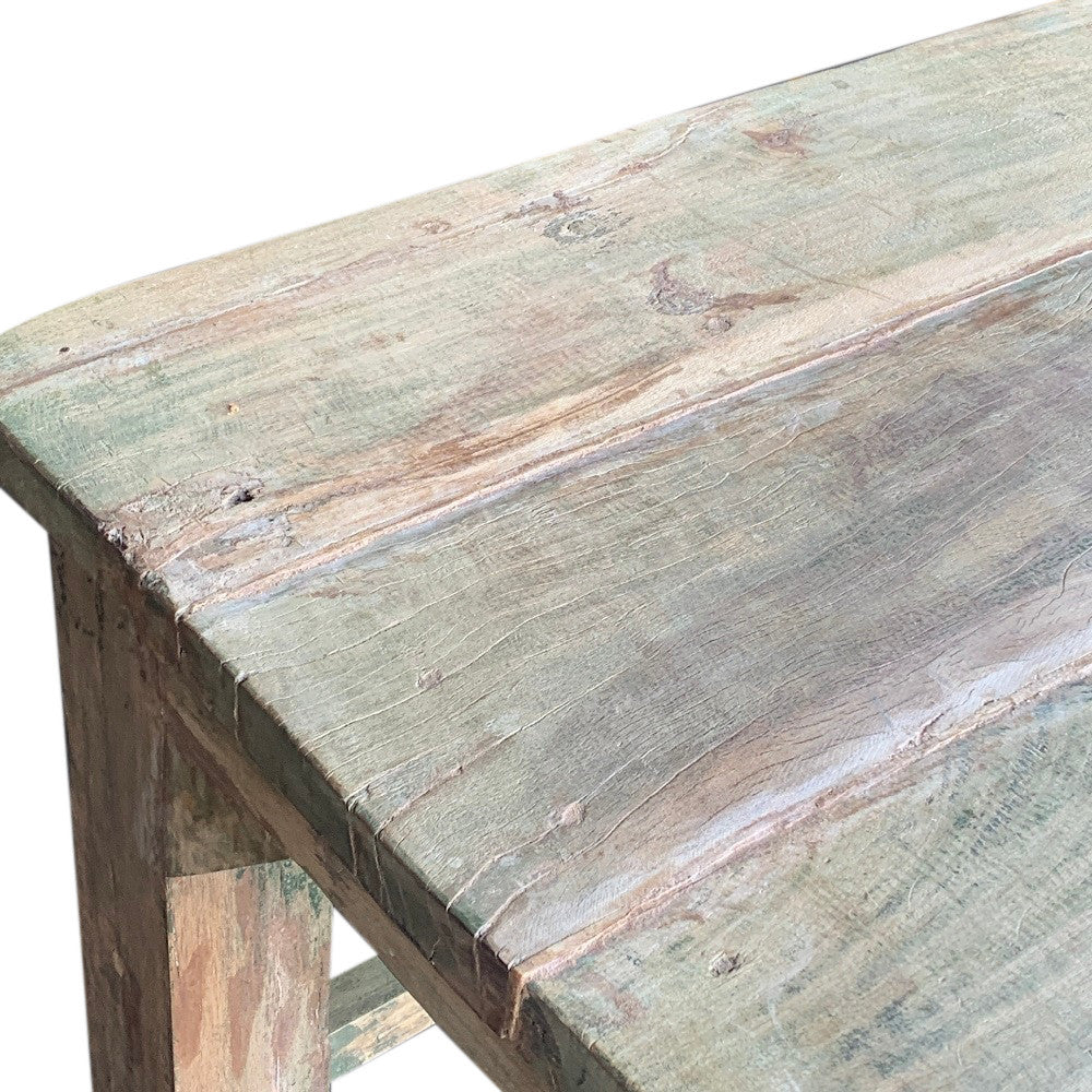 Vintage Reclaimed Wood Work Table - Berbere Imports