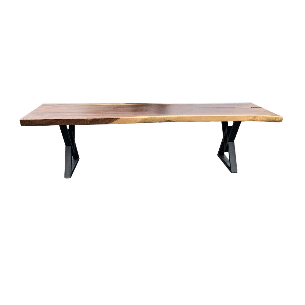 Indonesian Suar Wood Live-Edge Dining Table - Berbere Imports