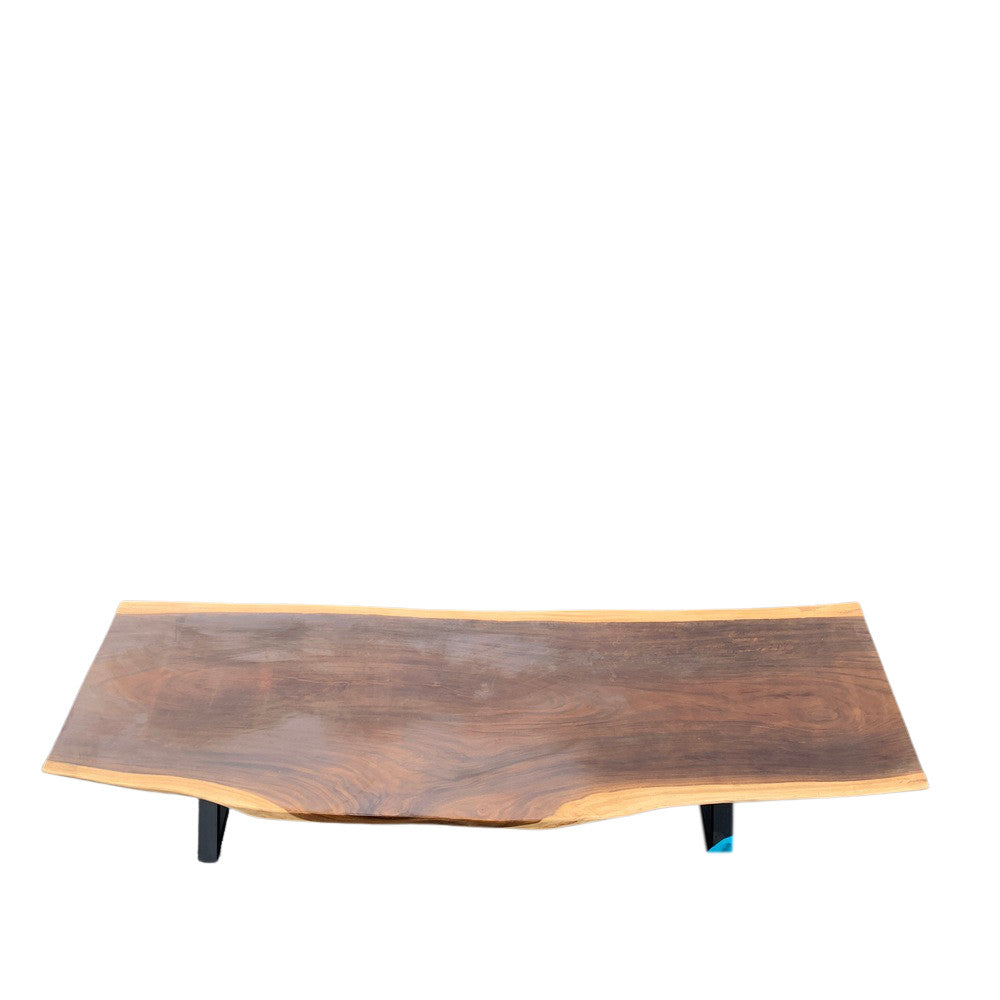 Indonesian Suar Wood Live-Edge Dining Table - Berbere Imports