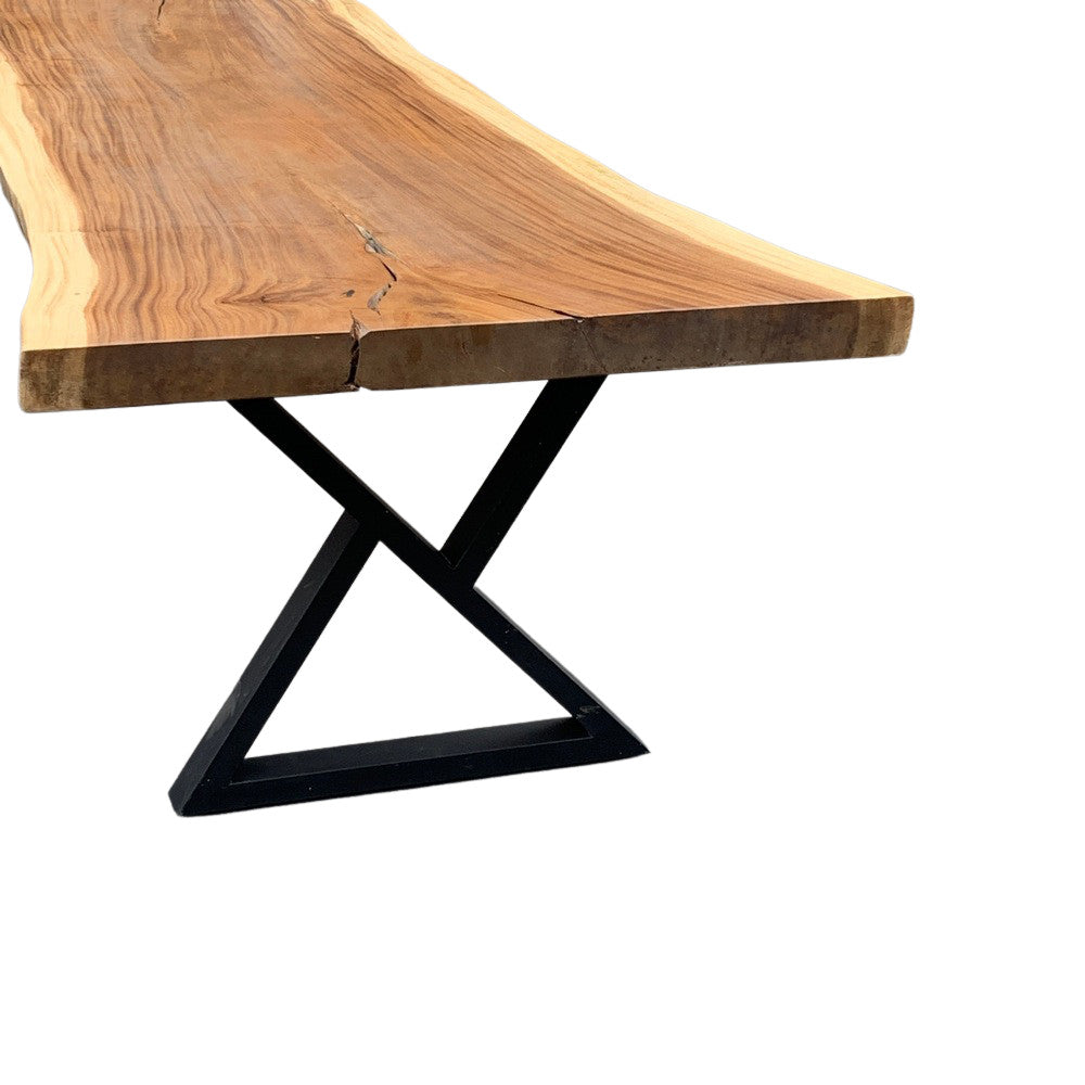 Indonesian Suar Wood Live-Edge Dining Table - Berbere Imports