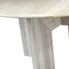 Onyx Dining Table With Teak Wood Base - Berbere Imports